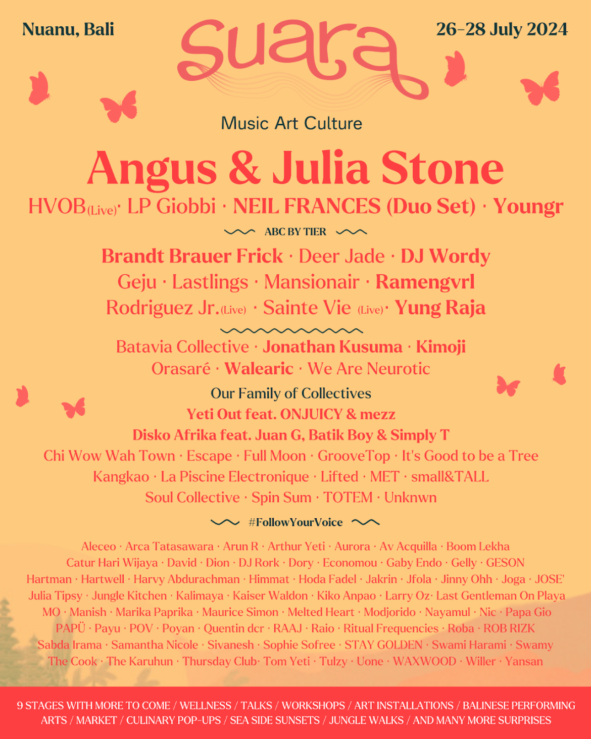 Bali's Suara Festival Announces Phase 2 Lineup