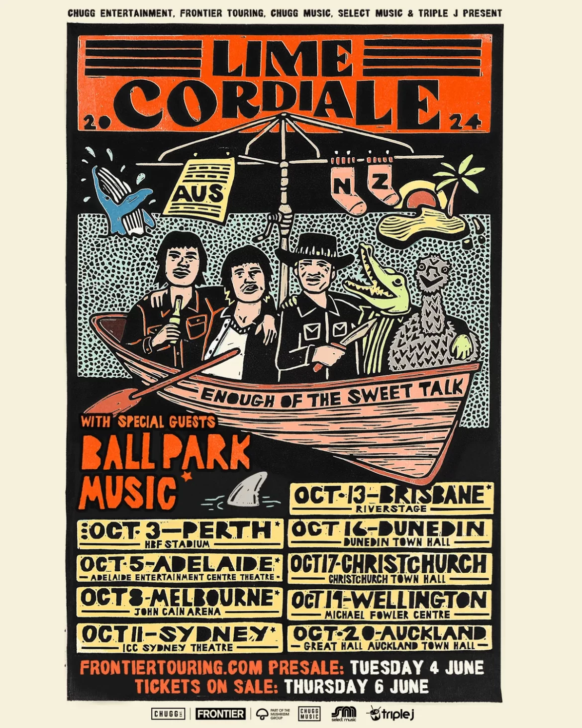 LIME CORDIALE ANNOUNCE AUS & NZ TOUR