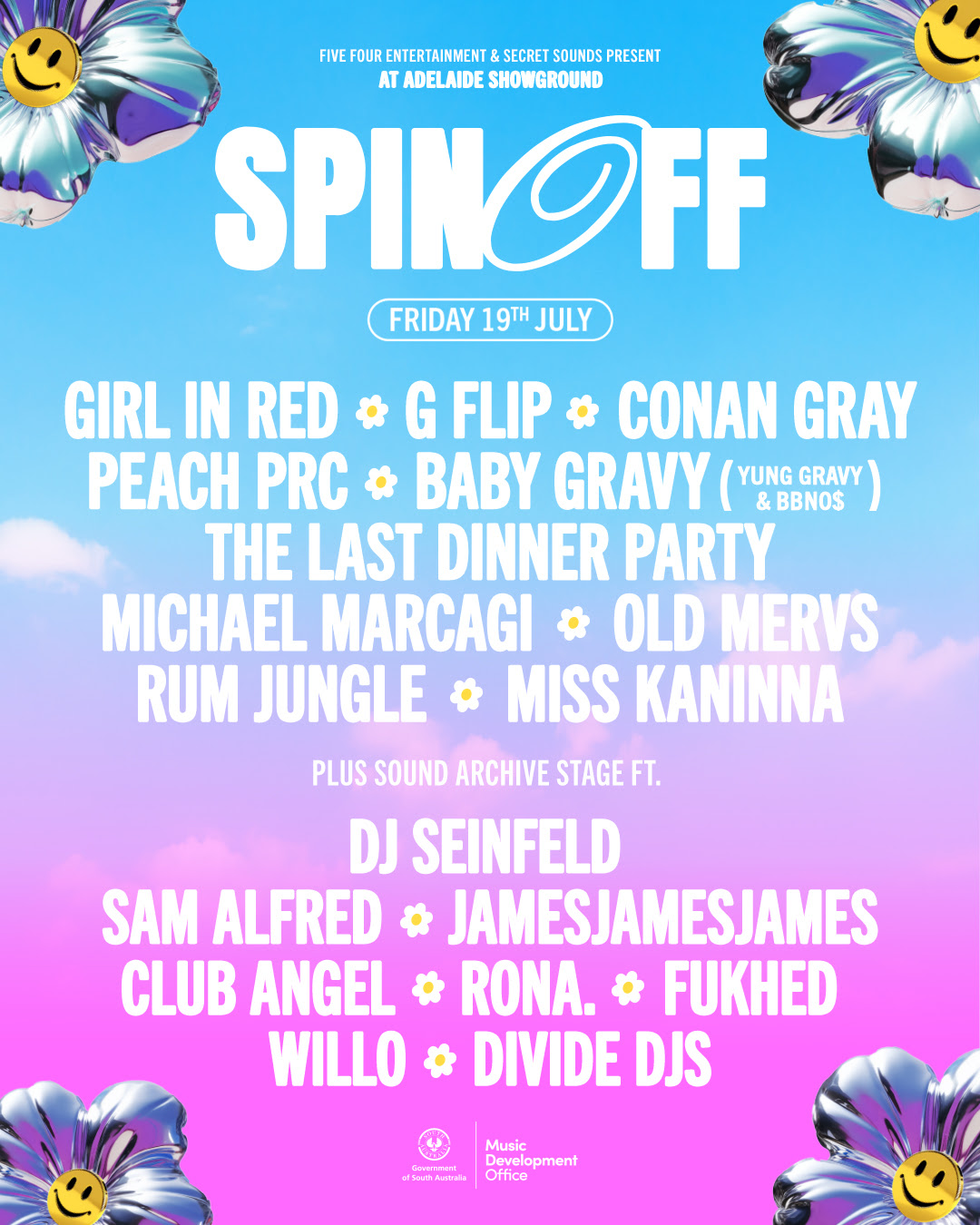 SPIN OFF 2024 DATE & LINE UP Friday 19 July 2024, DJ SAM ALFRED, DJ Seinfeld